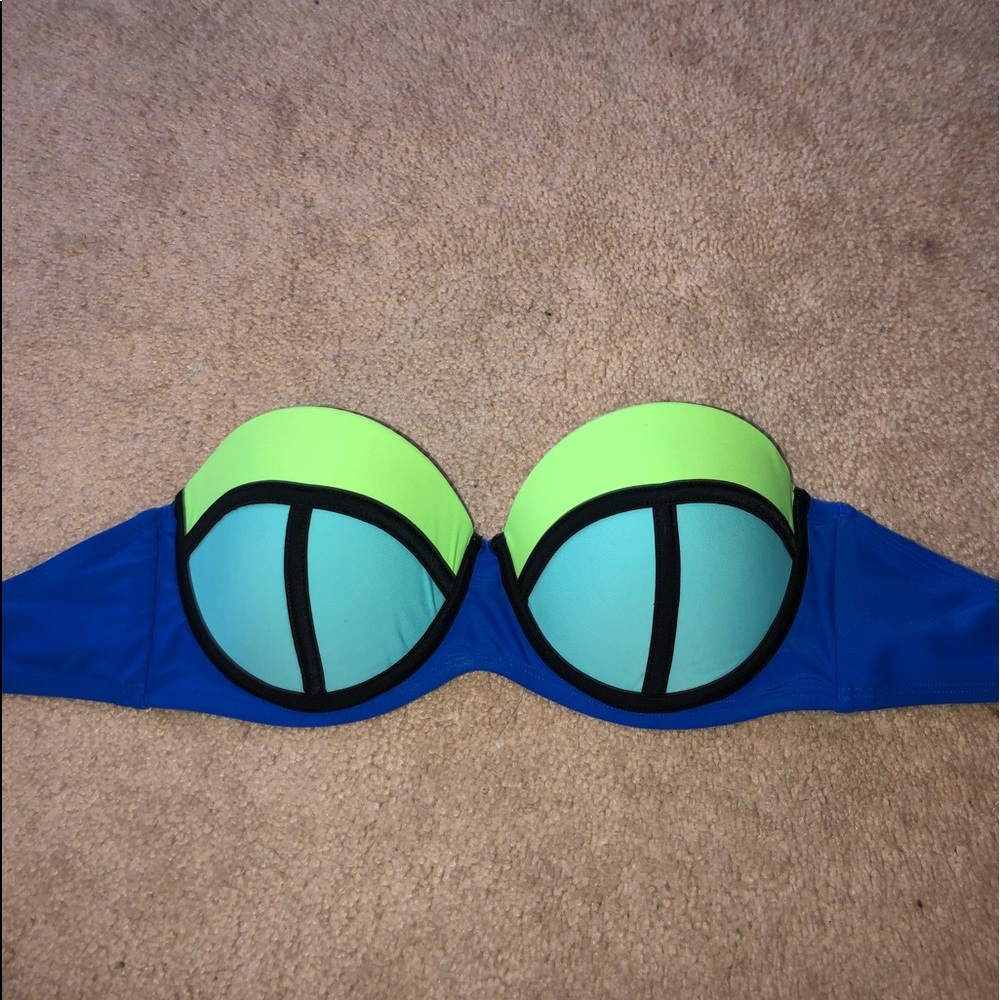 Joe boxer triangle bandeau bikini top